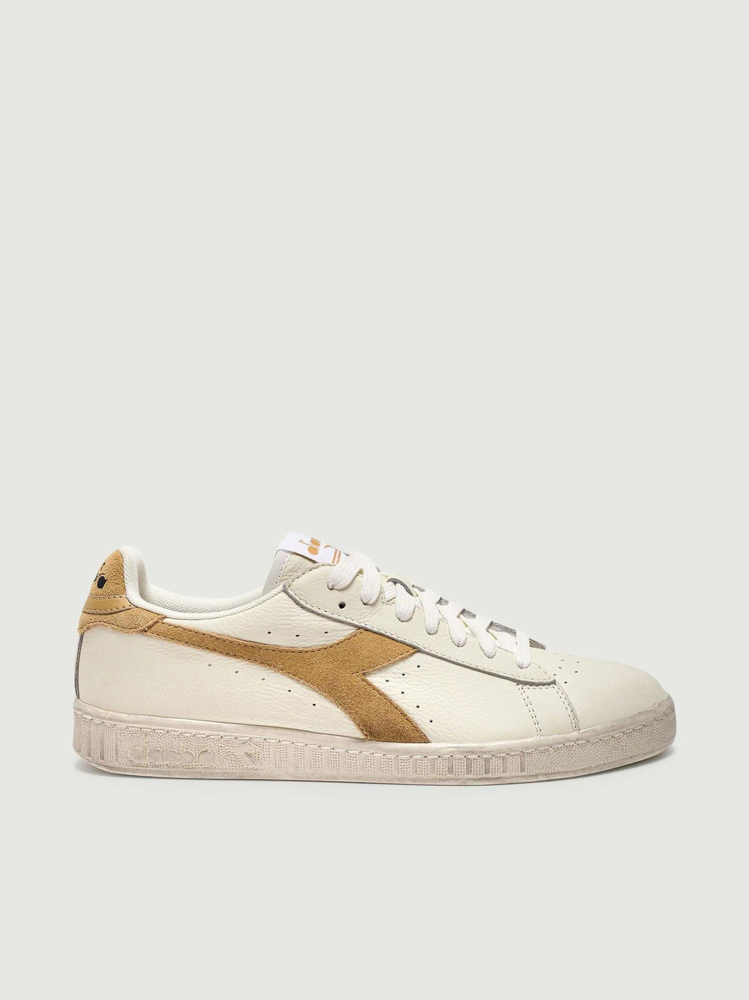 SNEAKERS GAME L LOW WAXED BIANCO BEIGE 501 180188C9592 DIADORA 