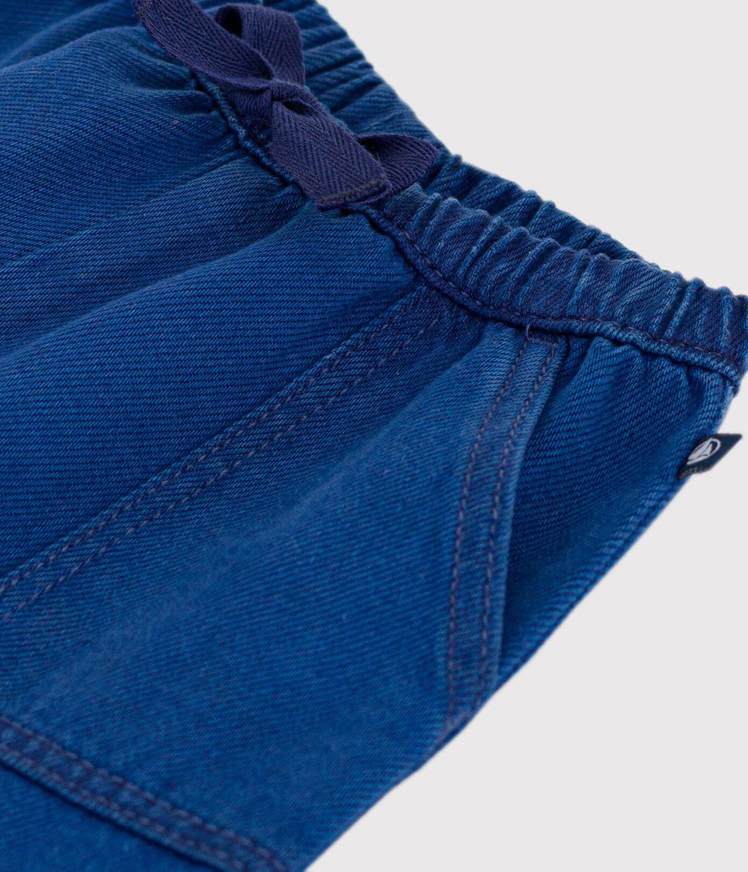 PANTALONI IN COTONE LYOCELL BLU A08IP 02 PETIT BATEAU 