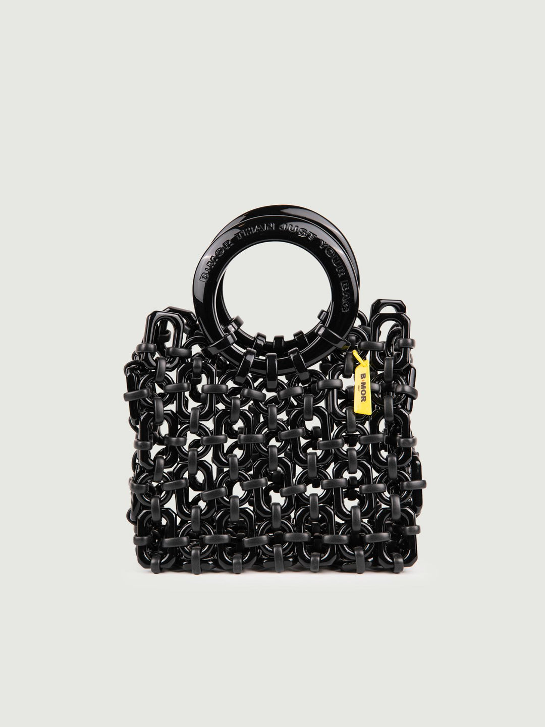 BORSA DOLL IN RESINA NERA DOLL NERO BIMOR 