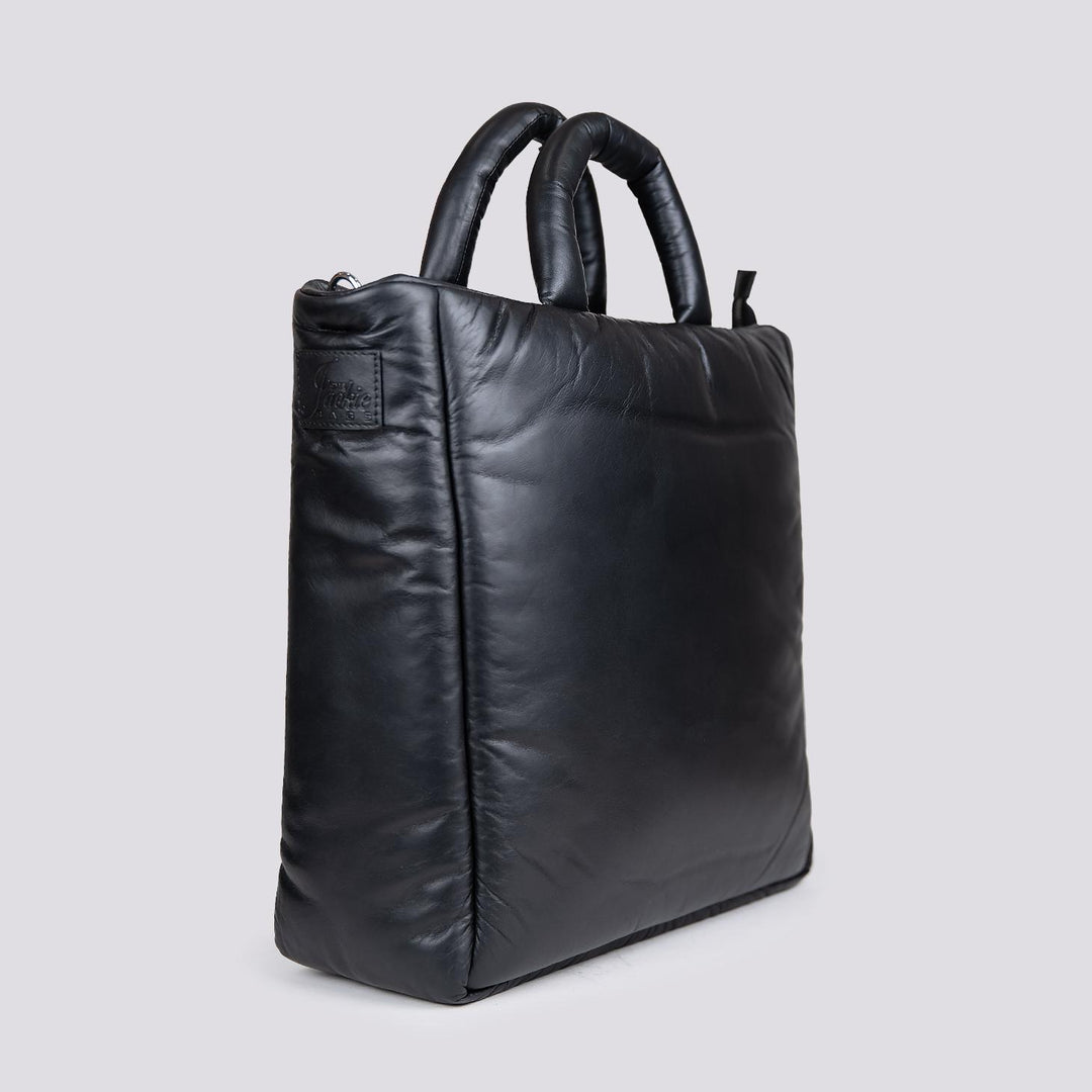 BORSA IN PELLE IMBOTTITA NERA JODI 20 JACK LEATHER 