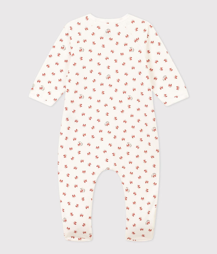 PIGIAMA BEBÈ STAMPATO IN TESSUTO FELPATO A087V 01 PETIT BATEAU 