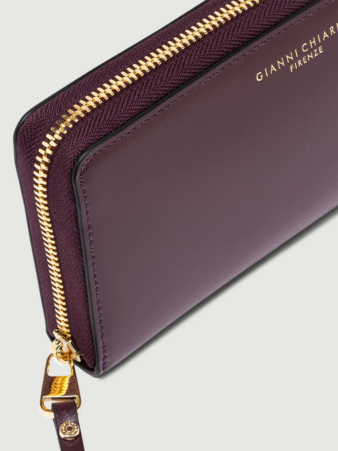 portafoglio in pelle liscia color viola R-5042 PRCKLUX 5008 GIANNI CHIARINI 