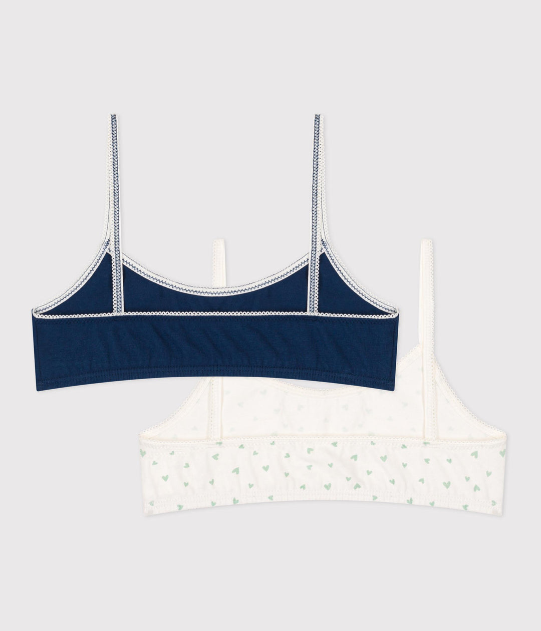 2 BRASSIERES A0CM7 00 PETIT BATEAU 