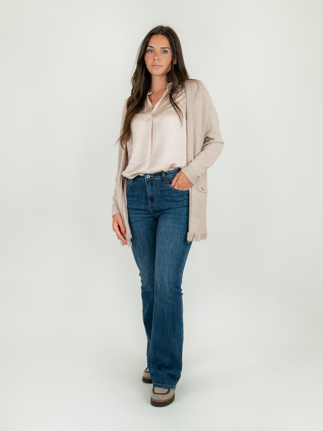 CARDIGAN FRANGE 0370/283 0082 BIMOR 