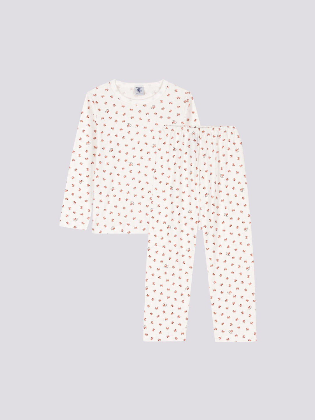 PIGIAMA BAMBINO UNISEX IN COTONE MOTIVO VOLPE A08YS 01 PETIT BATEAU 