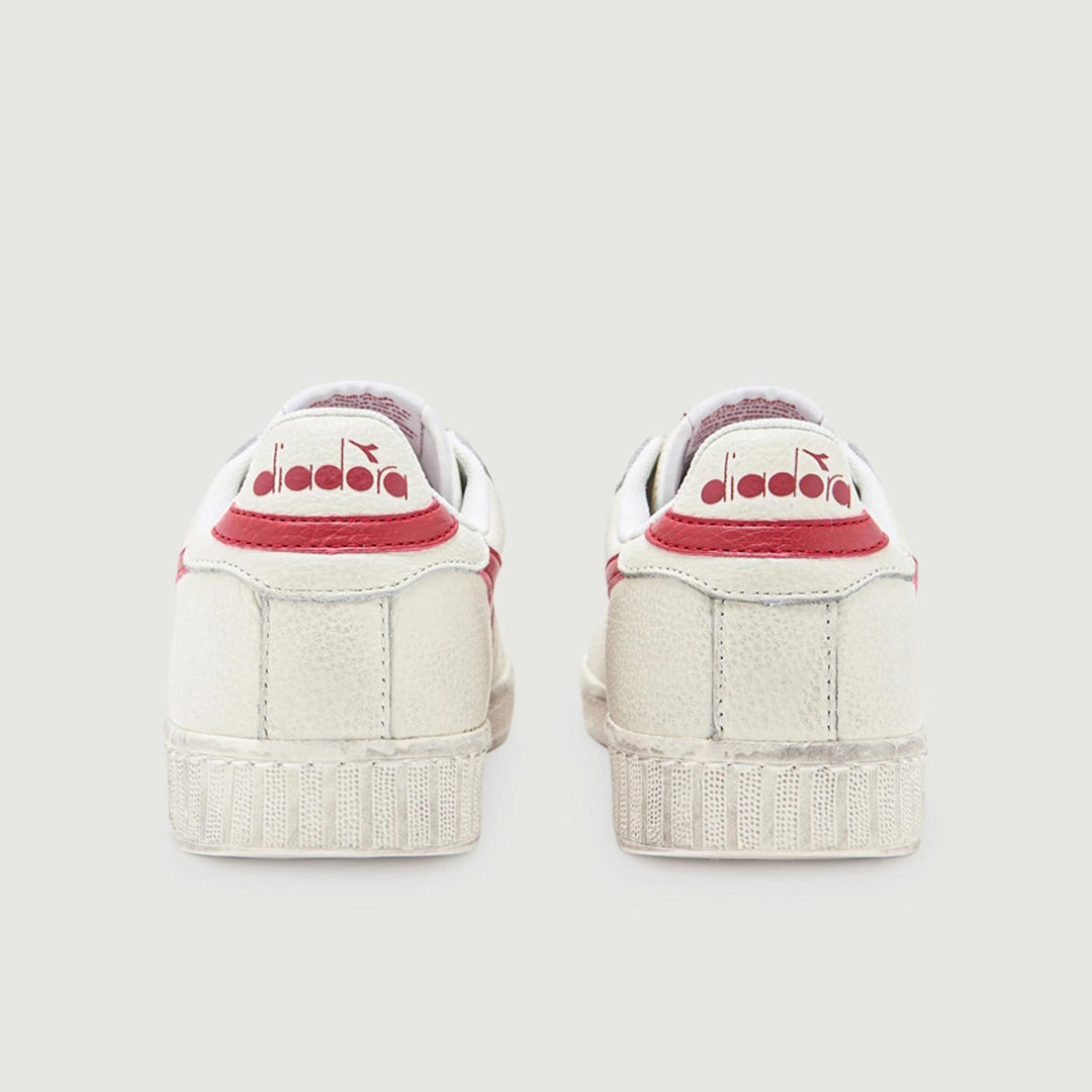 SNEAKERS GAME L LOW WAXED BIANCO ROSSO 501 178301C5147 DIADORA 