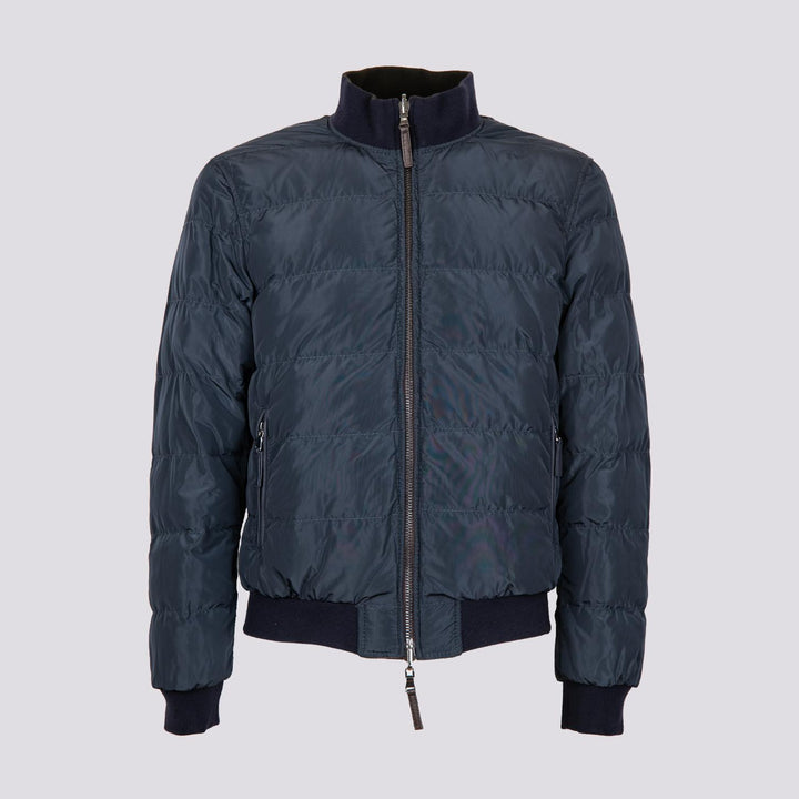 GIUBBOTTO IMBOTTITO IN PELLE NAPPA MARRONE DEREK SEAMLESS DEREK SEAMLESS 06 JACK LEATHER 