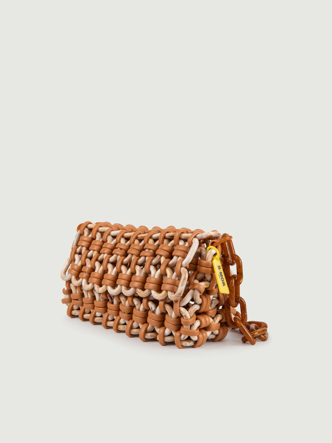 BORSA HER IN RESINA MULTICOLOR CARAMELLO