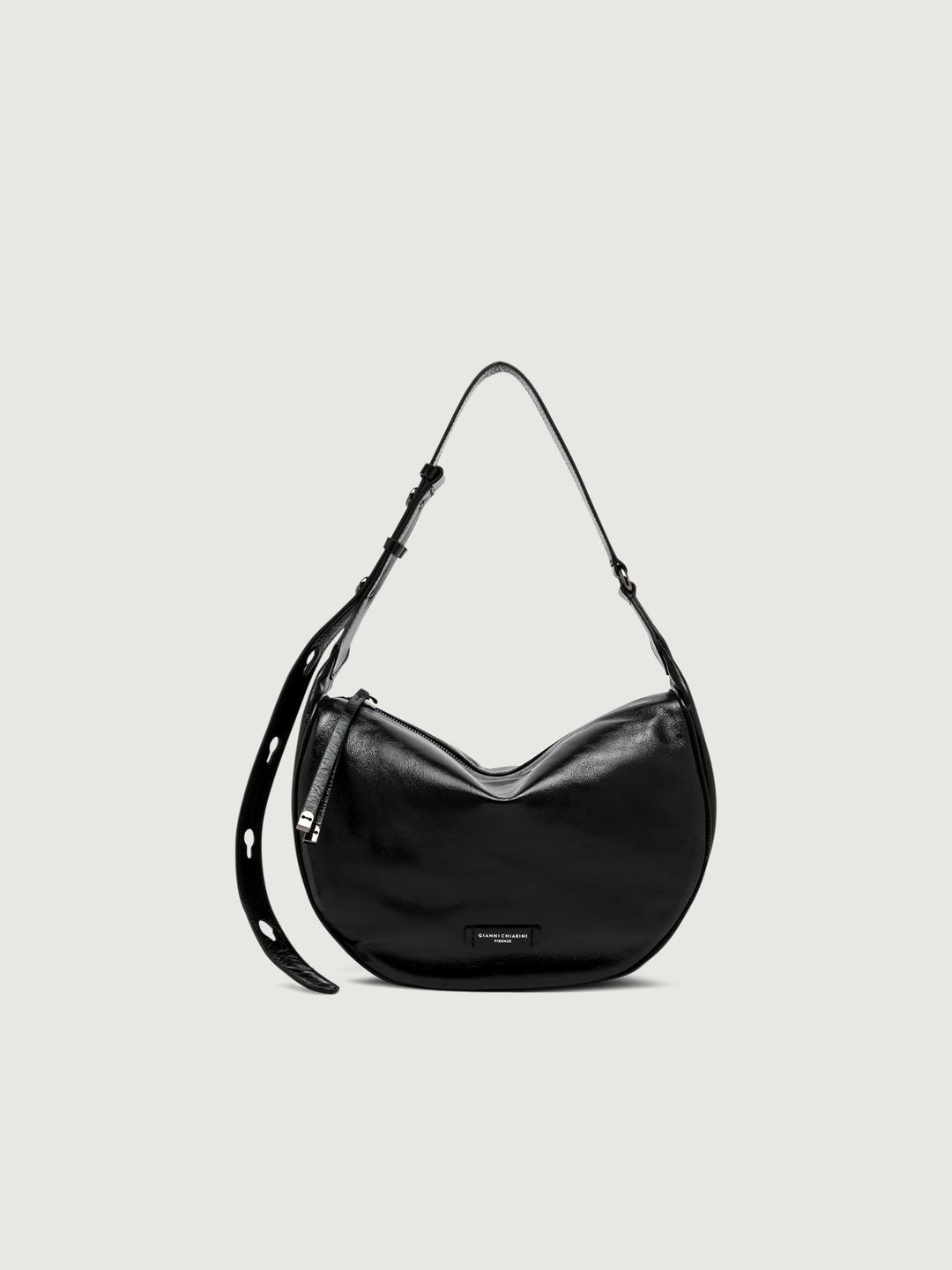BORSA CHARLOTTE IN PELLE VINTAGE NERA BS 11756 RALPH 001 GIANNI CHIARINI 