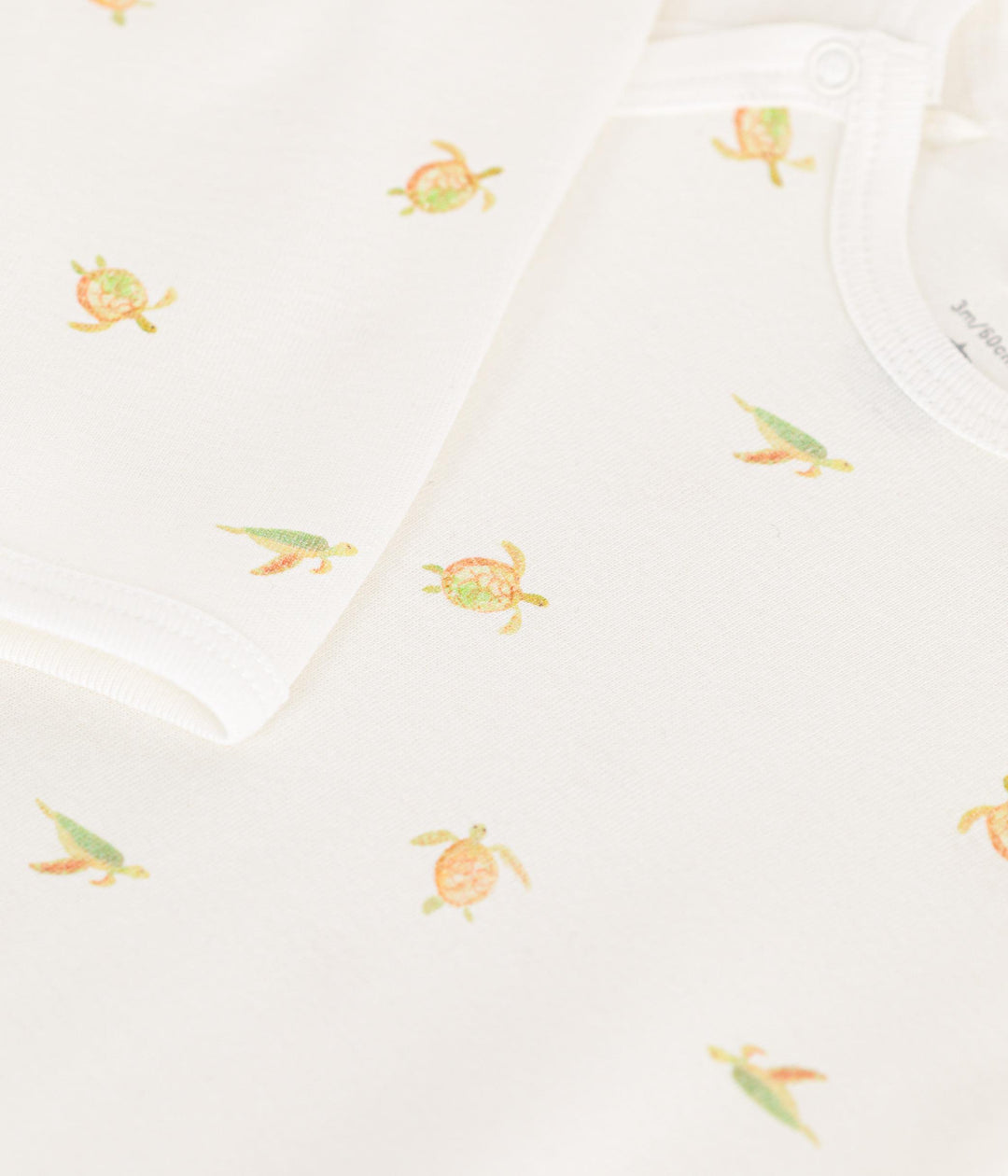 PIGIAMA BEBÈ IN COTONE fantasia tartarughine A09GF 01 PETIT BATEAU 