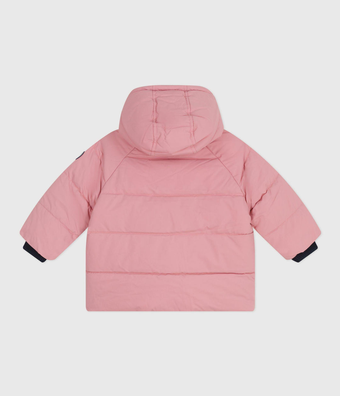 PIUMINO TINTA UNITA ROSA BEBÈ A0EAC 01 PETIT BATEAU 