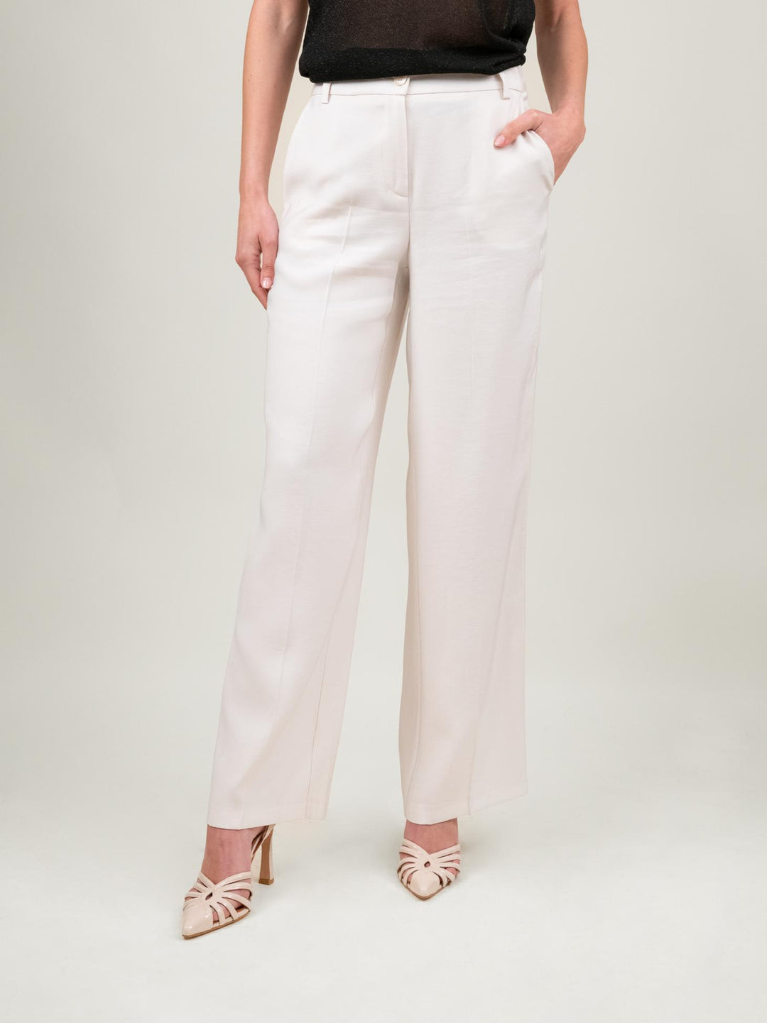 PANTALONE PALAZZO PANNA