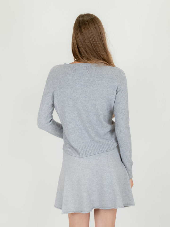 MAGLIA GIROCOLLO GRIGIO PERLA 0550/06 0020 BIMOR 