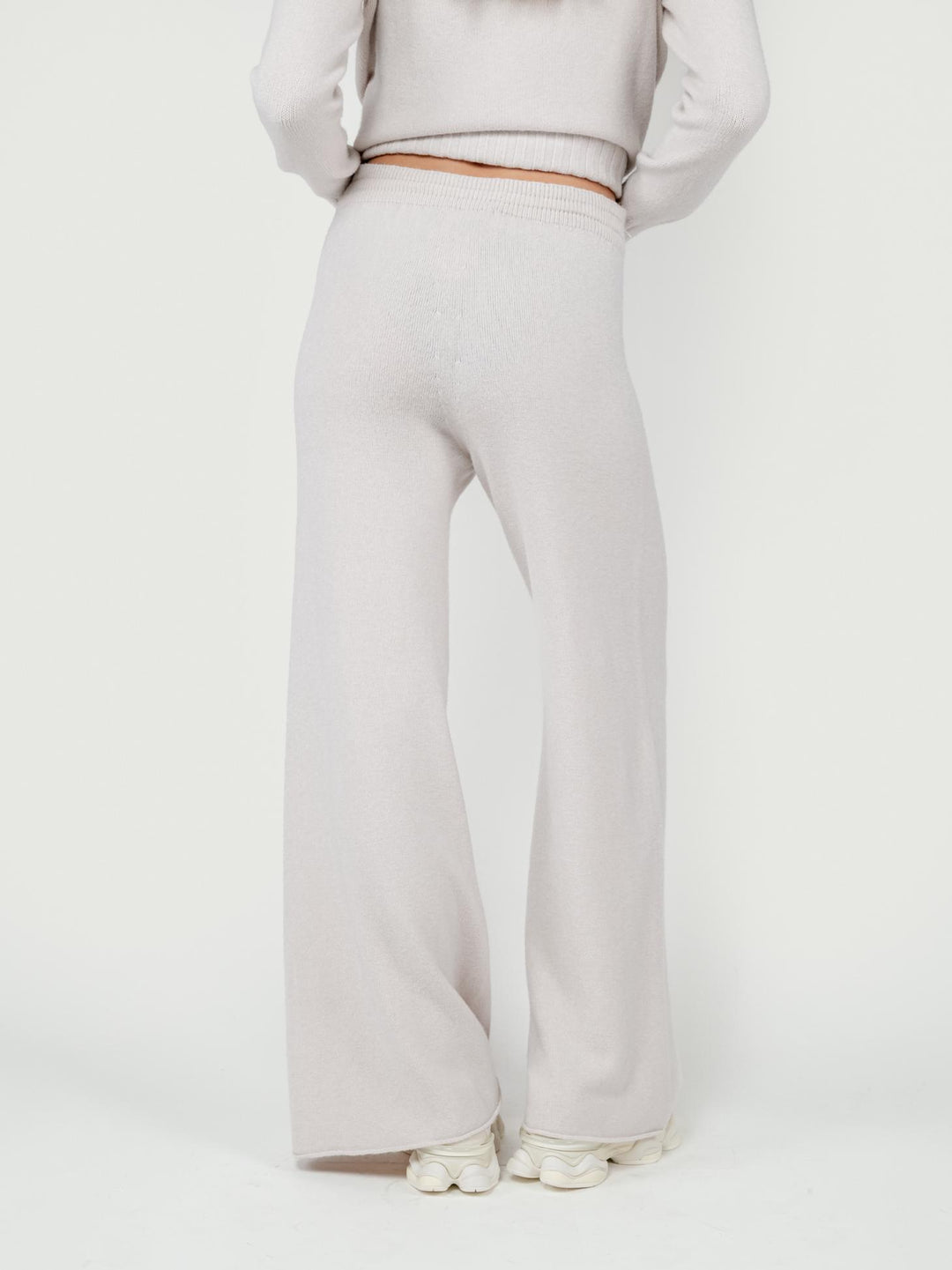 PANTALONI IN MAGLIA PANNA 0370176 0080 BIMOR 