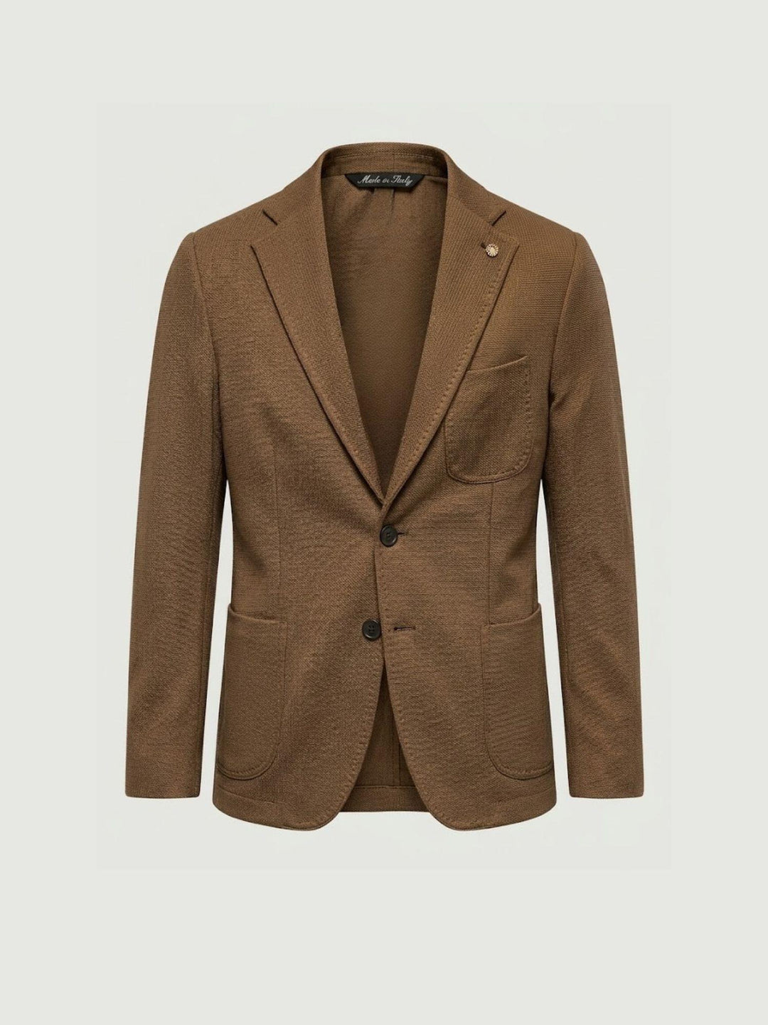 Blazer con microtrama testa di moro S1141 MORO ANDREA MORANDO 