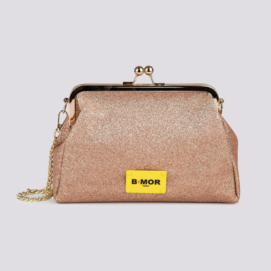 Borsa Clutch Shiny GLITTER Barbie Gold SHINY ORO BIMOR 