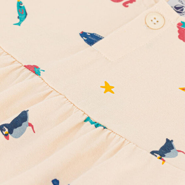 Abito manica corta bebè in jersey A079H 01 PETIT BATEAU 