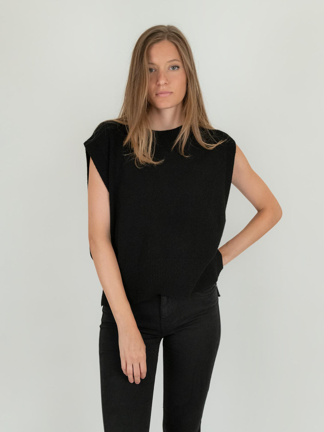 CASACCA IN MAGLIA NERA 0570/15 0010 BIMOR 