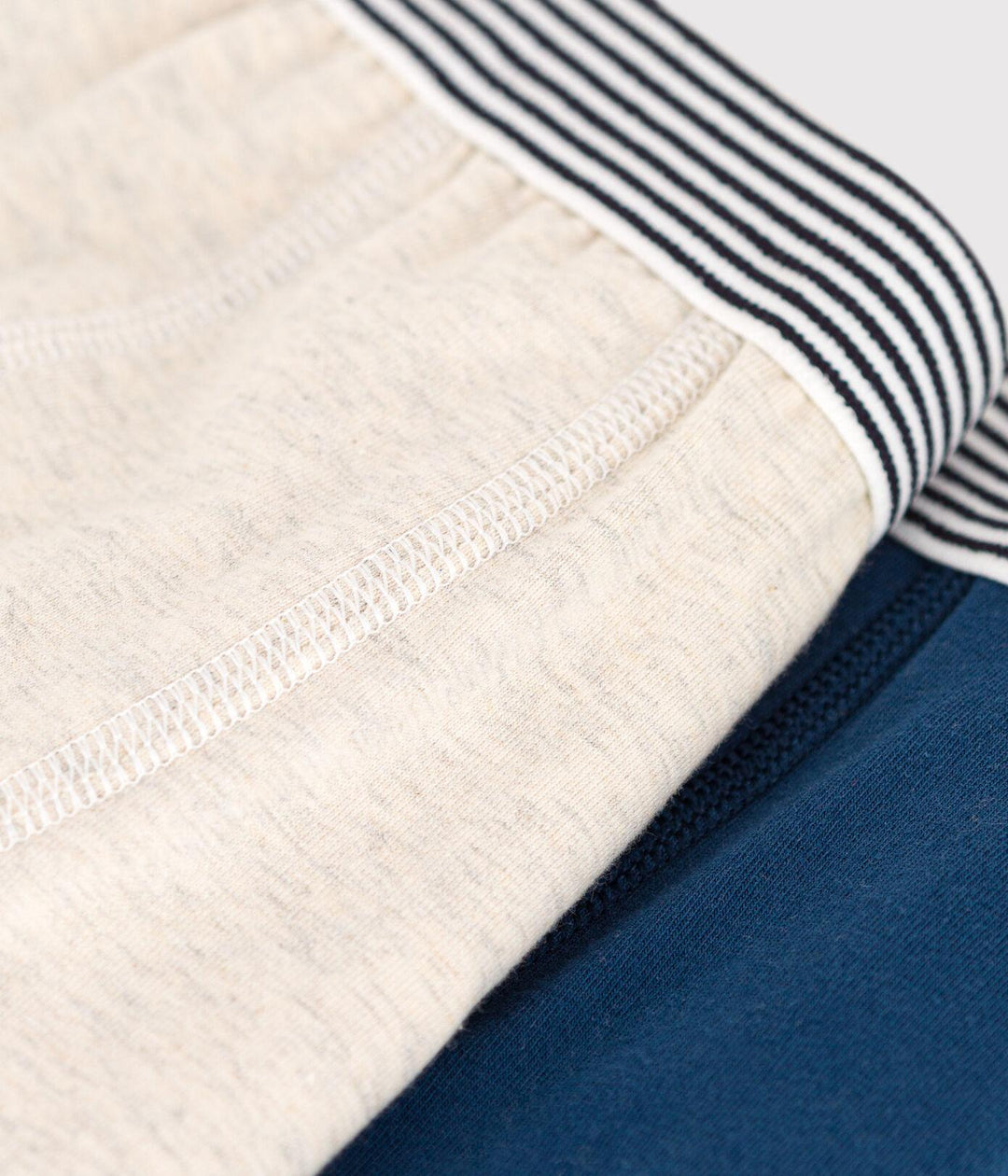 CONFEZIONE DA 2 BOXER RAGAZZO IN COTONE ED ELASTAM A088X 00 PETIT BATEAU 