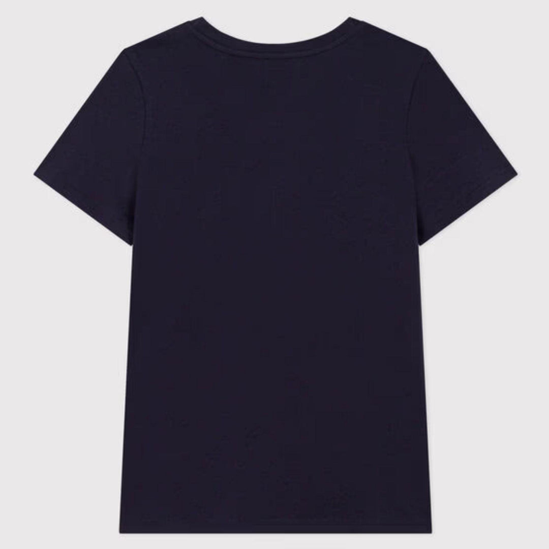 T-SHIRT LE DROIT GIROCOLLO IN COTONE DONNA A0A9I 03 PETIT BATEAU 