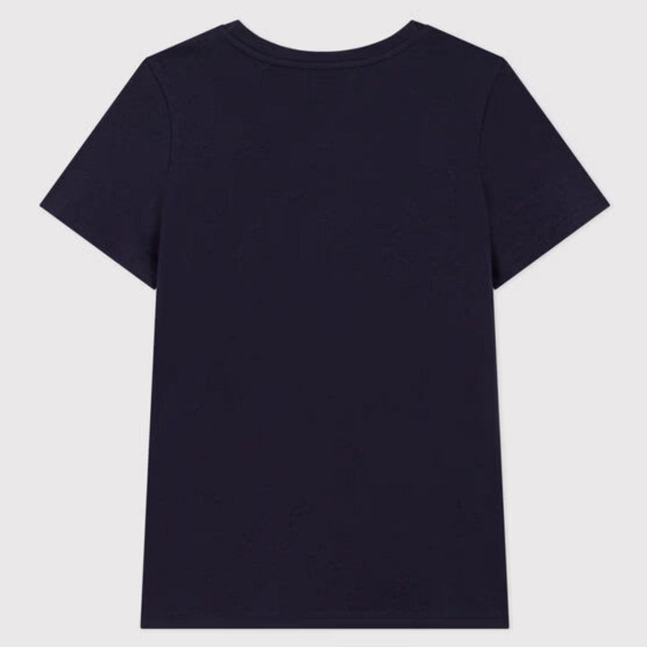 T-SHIRT LE DROIT GIROCOLLO IN COTONE DONNA A0A9I 03 PETIT BATEAU 