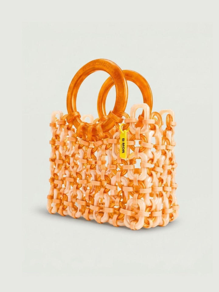 Borsa a mano Doll in resina peachy pearl DOLL+BB ARANCIONE PERLA+ARANCIO BIMOR 