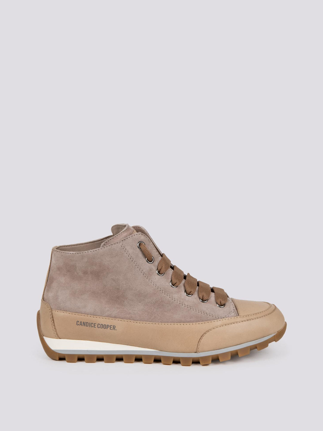 Sneaker JANIS MID in camoscio tortora 2017967 011E54 CANDICE COOPER 