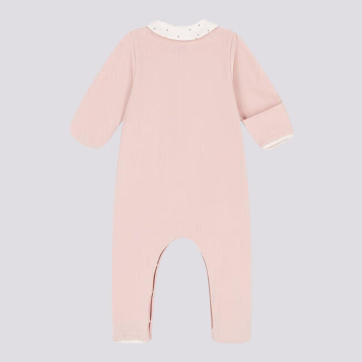 PIGIAMA BEBÈ IN CINIGLIA ROSA A09GJ 01 PETIT BATEAU 