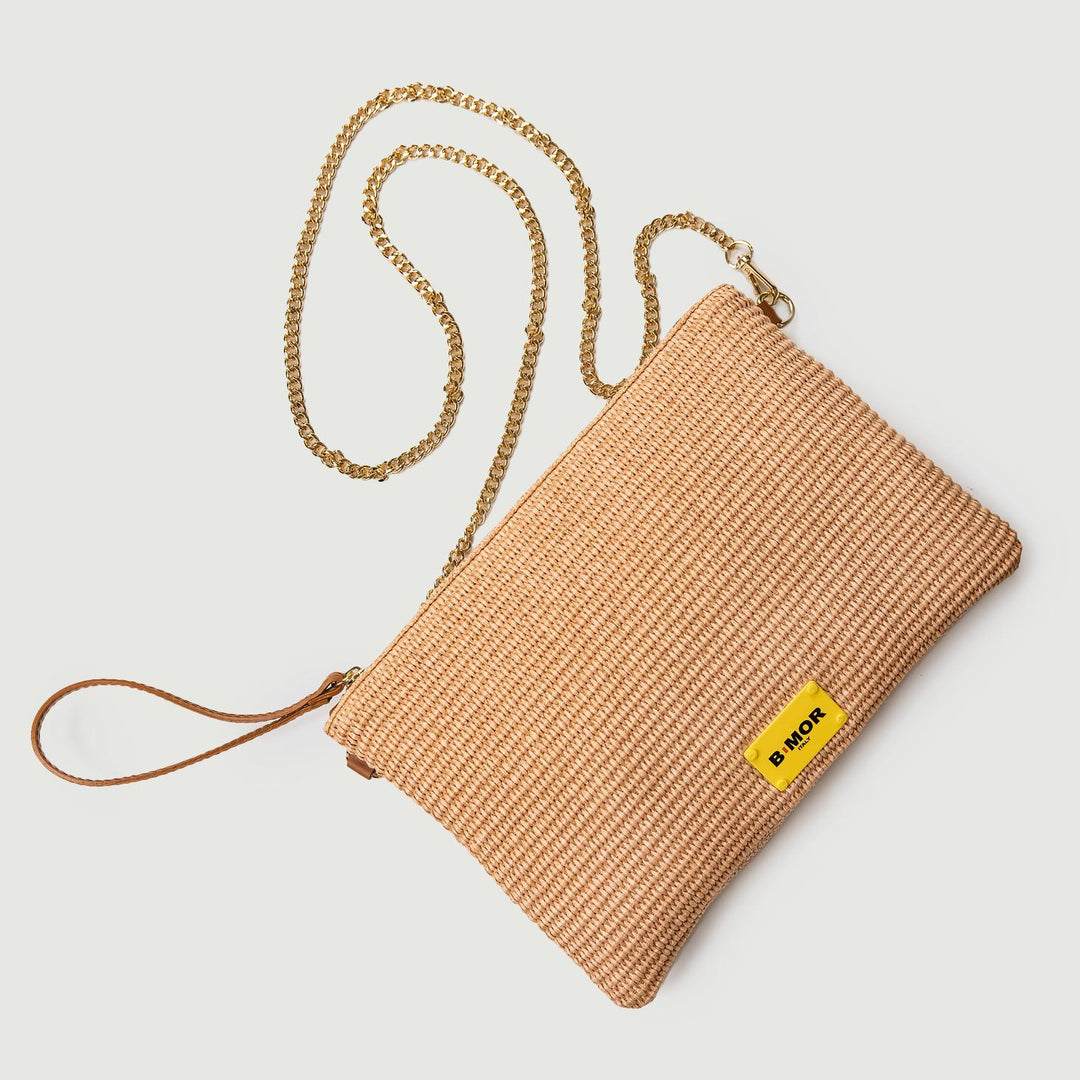 BORSA POCHETTE IN RAFIA NATURALE "EASY" EASY NATURALE BIMOR 