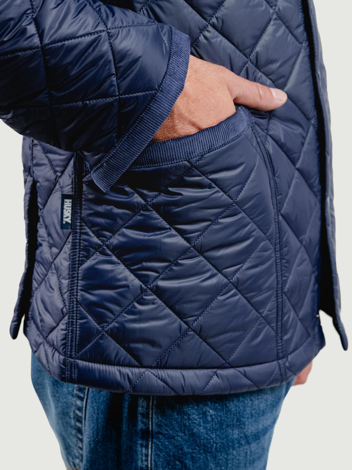 GIUBBOTTO TRAPUNTATO OSCAR BLU H0091K0029 BLU HUSKY 