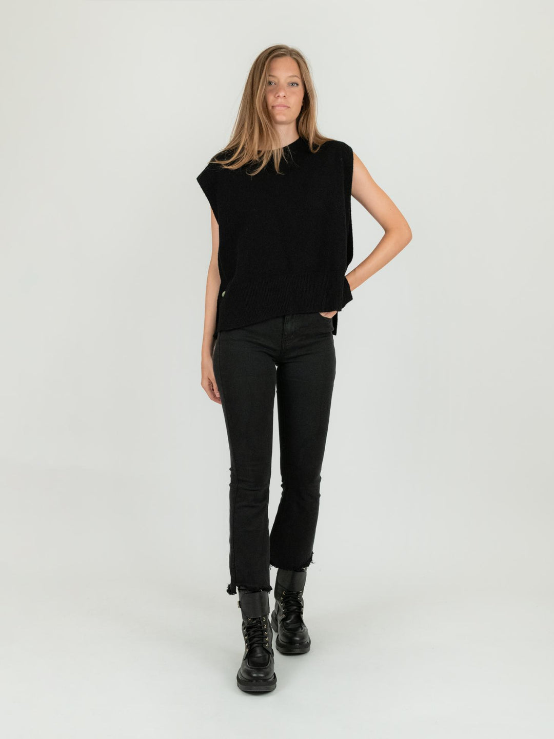 CASACCA IN MAGLIA NERA 0570/15 0010 BIMOR 