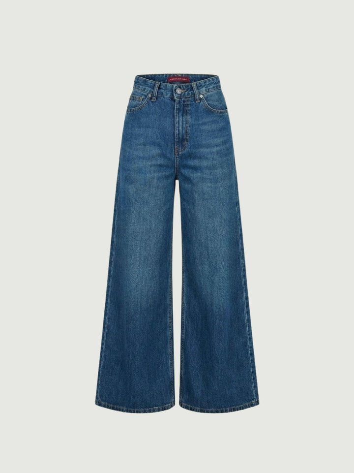 Jeans extra wide leg lavaggio scuro 80975KCEY DISEL ANDREA MORANDO 