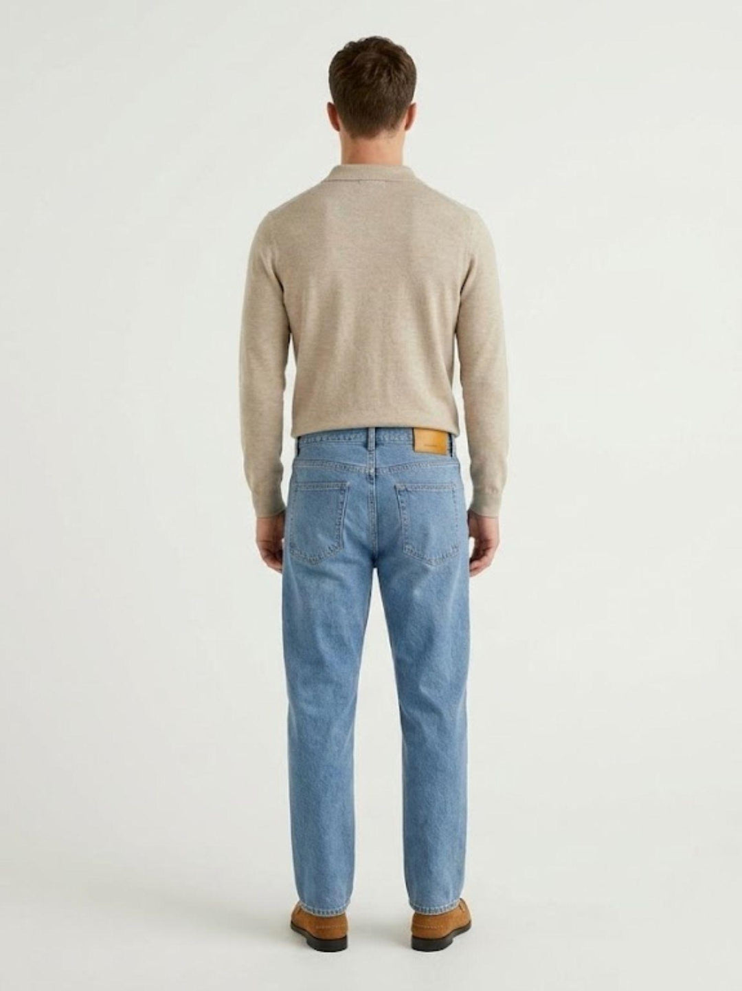 Jeans linea dritta in cotone lavaggio medio 7670BLKCIPR CIPRO ANDREA MORANDO 