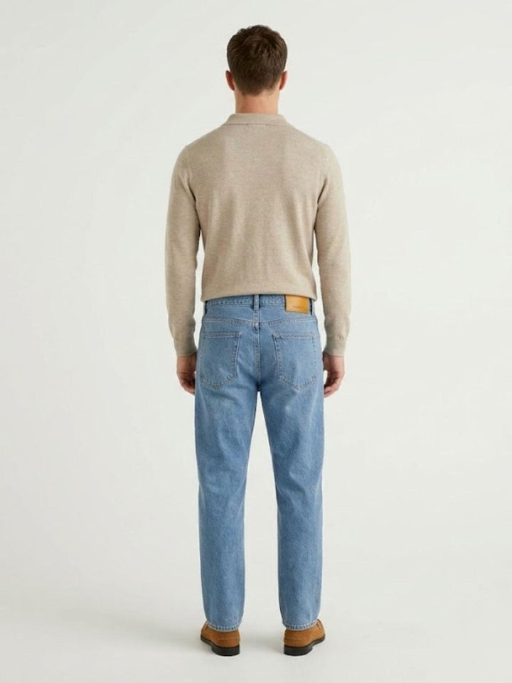 Jeans linea dritta in cotone lavaggio medio 7670BLKCIPR CIPRO ANDREA MORANDO 
