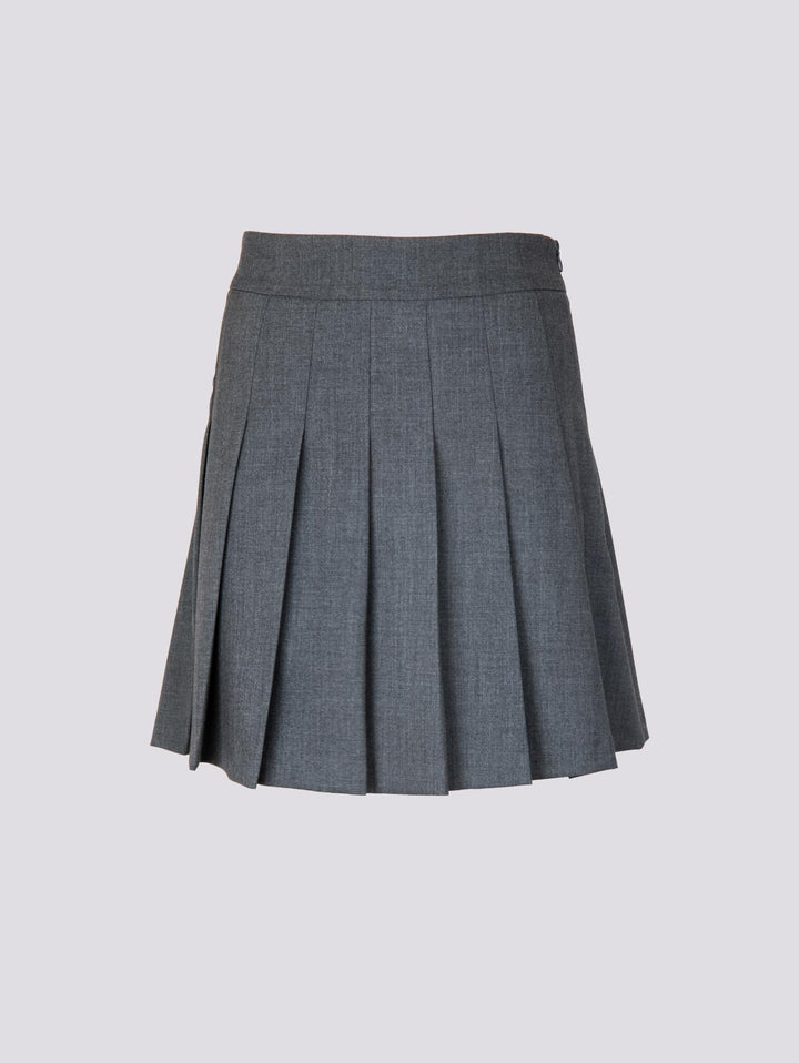 GONNA A BALZE IN TESSUTO GRIGIO ANTRACITE 4041/2733 625 ANDREA MORANDO 