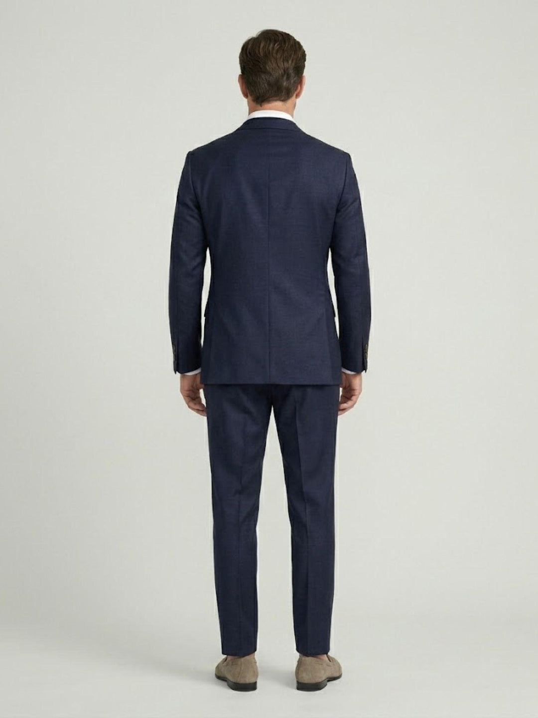 Completo monopetto in fresco lana navy M0001WO0134 7000 ANDREA MORANDO 