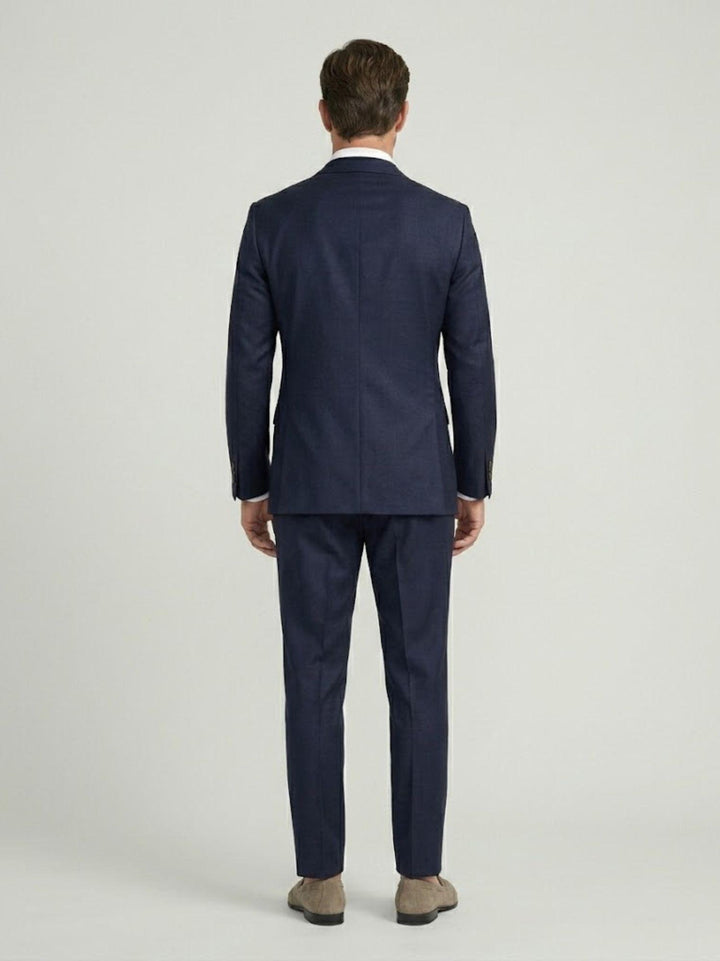 Completo monopetto in fresco lana navy M0001WO0134 7000 ANDREA MORANDO 