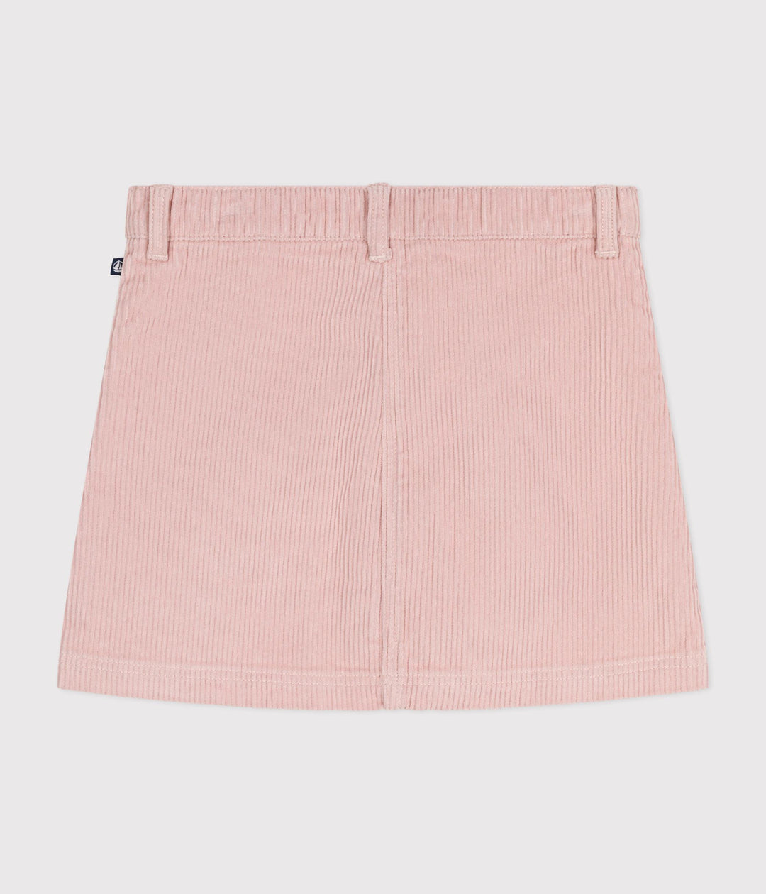 Gonna rosa con tasche in velluto bambina A0BUK 01 PETIT BATEAU 