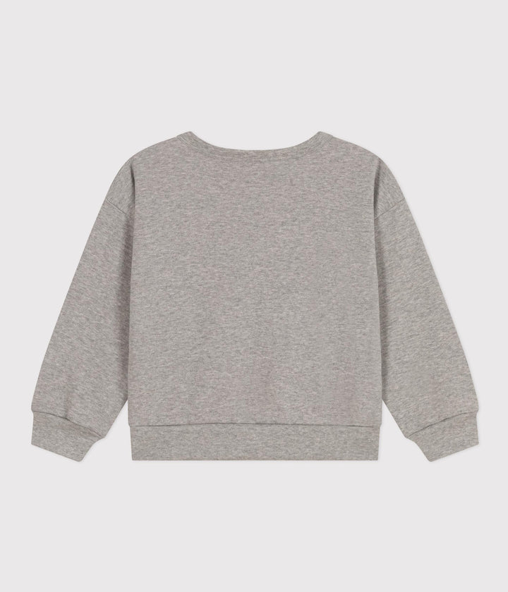 MAGLIA IN TESSUTO FELPATO GRIGIO BAMBINO A0A19 01 PETIT BATEAU 