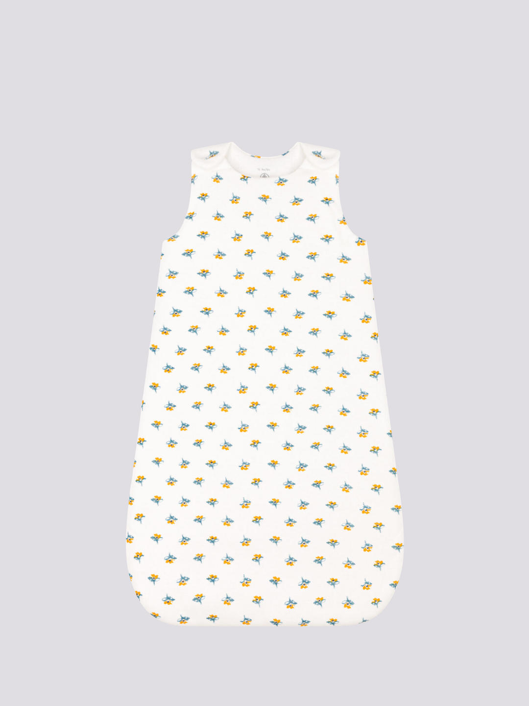 SACCO NANNA IN COTONE CON FANTASIA A FIORI A08EF 01 PETIT BATEAU 
