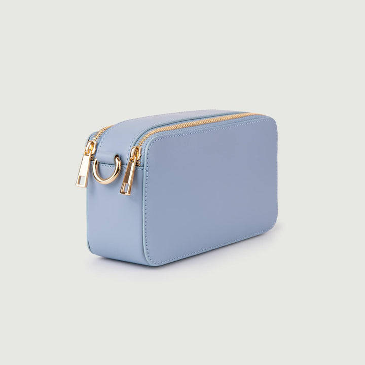 BORSA A TRACOLLA IN PELLE CARTA ZUCCHERO CON DOPPIA TASCA YOURS CARTA ZUCCHERO BIMOR 