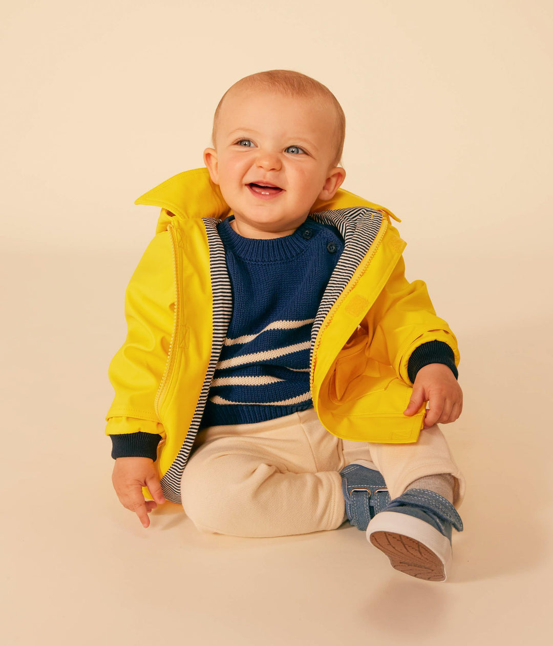 Cerata iconica gialla per bebè A08FB 01 PETIT BATEAU 