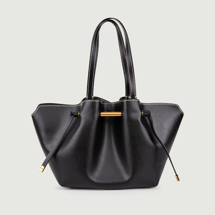 Borsa a spalla Amanda in pelle nera BS 10630 PRCK 001 GIANNI CHIARINI 