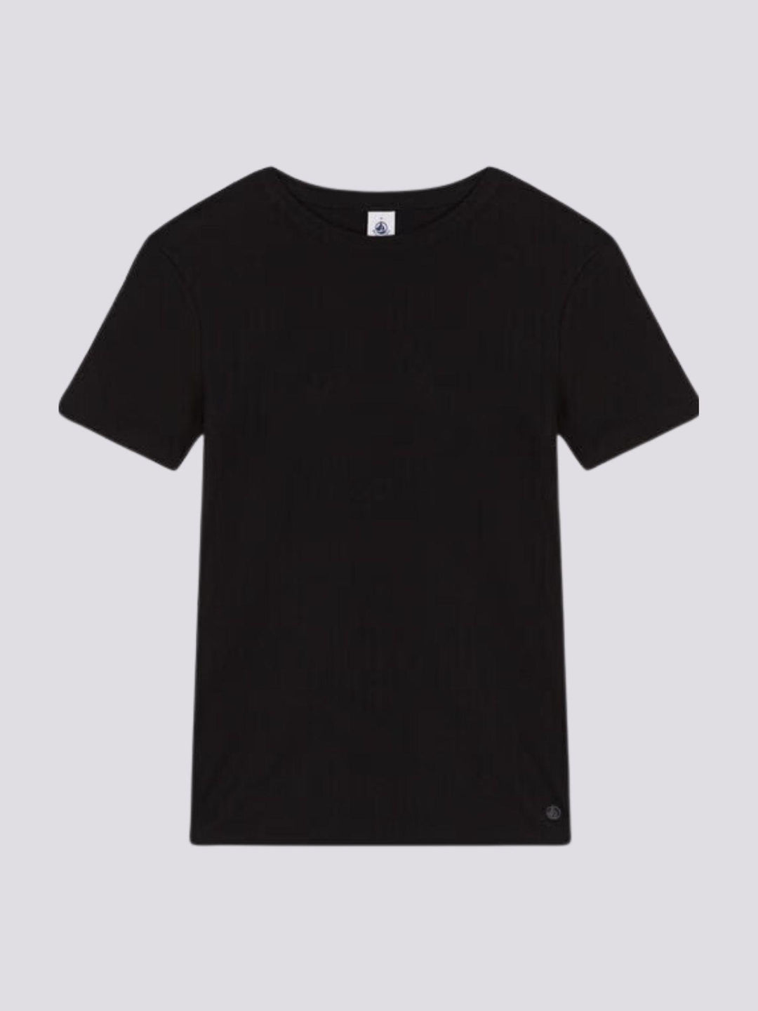 T-SHIRT ICONICA A MANICHE CORTE A COSTE TINTA UNITA DONNA A0AKE 01 PETIT BATEAU 