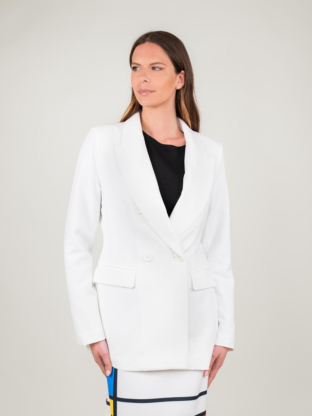 BLAZER DOPPIOPETTO BIANCO