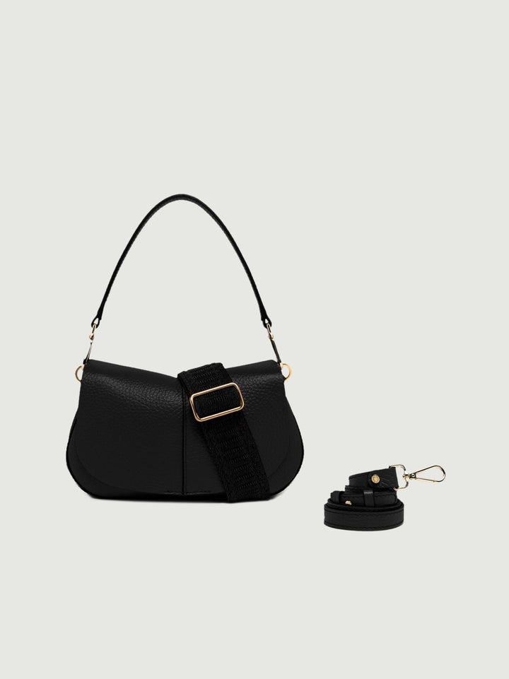 Borsa a spalla HELENA ROUND NERA 11088 TKL-NA 001 GIANNI CHIARINI 