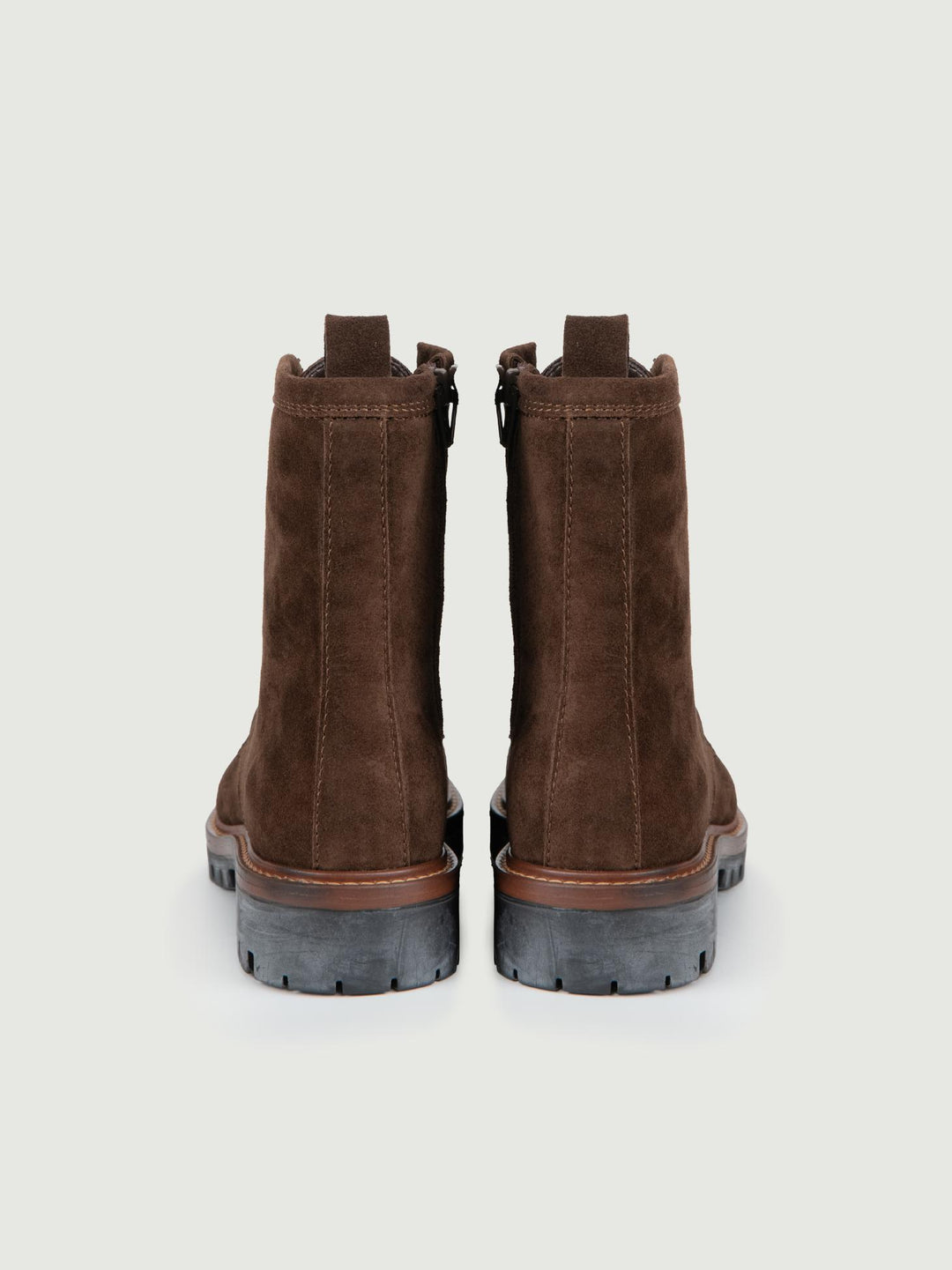 ANFIBIO IN PELLE SCAMOSCIATA MARRONE 2610 SILK MUSTANG ALPE 