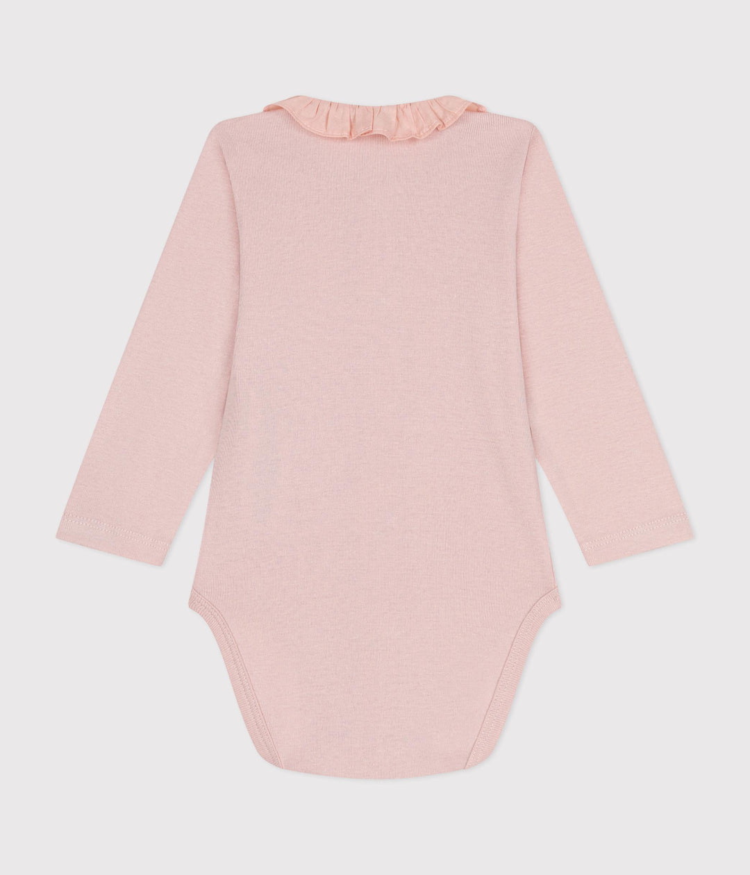 Body a manica lunga con colletto rosa A0B71 02 PETIT BATEAU 