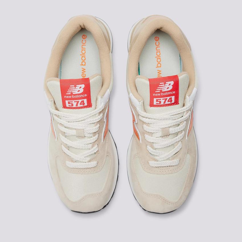 Sneaker 574 beige arancio U574HBO DBONE NEW BALANCE 