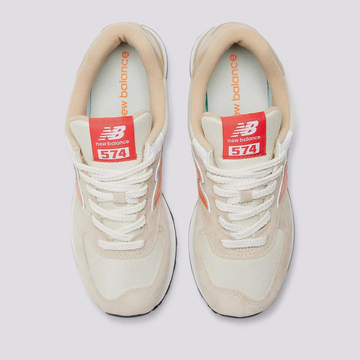 Sneaker 574 beige arancio U574HBO DBONE NEW BALANCE 